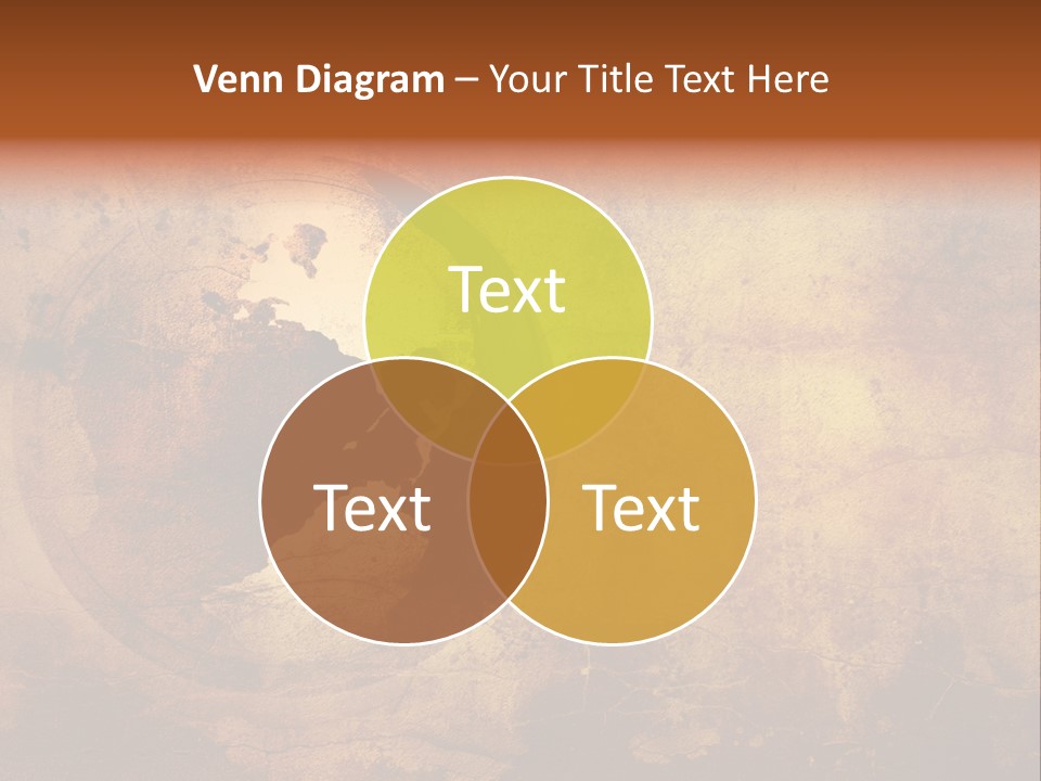 Illustration Scratch Abstract PowerPoint Template