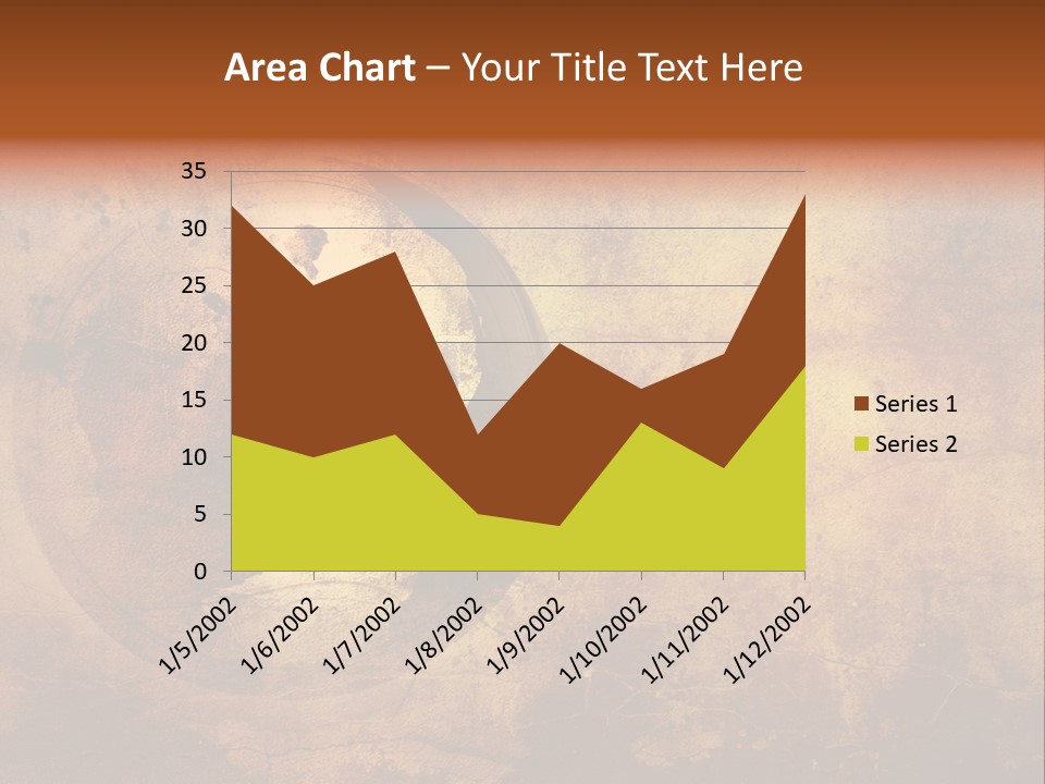 Illustration Scratch Abstract PowerPoint Template