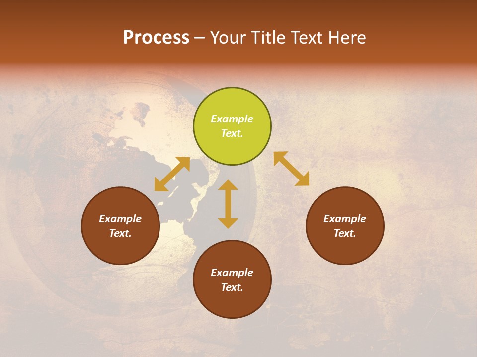Illustration Scratch Abstract PowerPoint Template