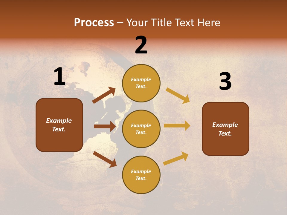 Illustration Scratch Abstract PowerPoint Template