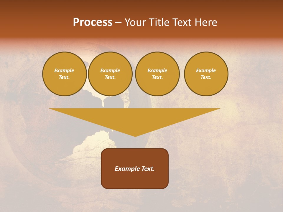 Illustration Scratch Abstract PowerPoint Template