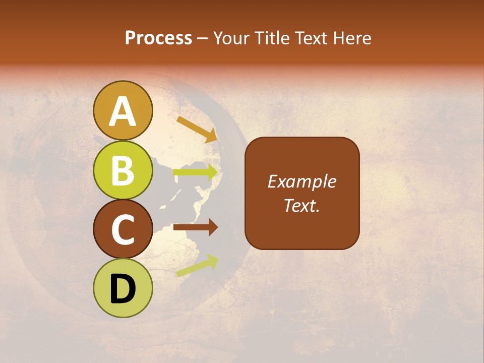 Illustration Scratch Abstract PowerPoint Template