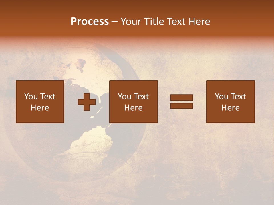 Illustration Scratch Abstract PowerPoint Template