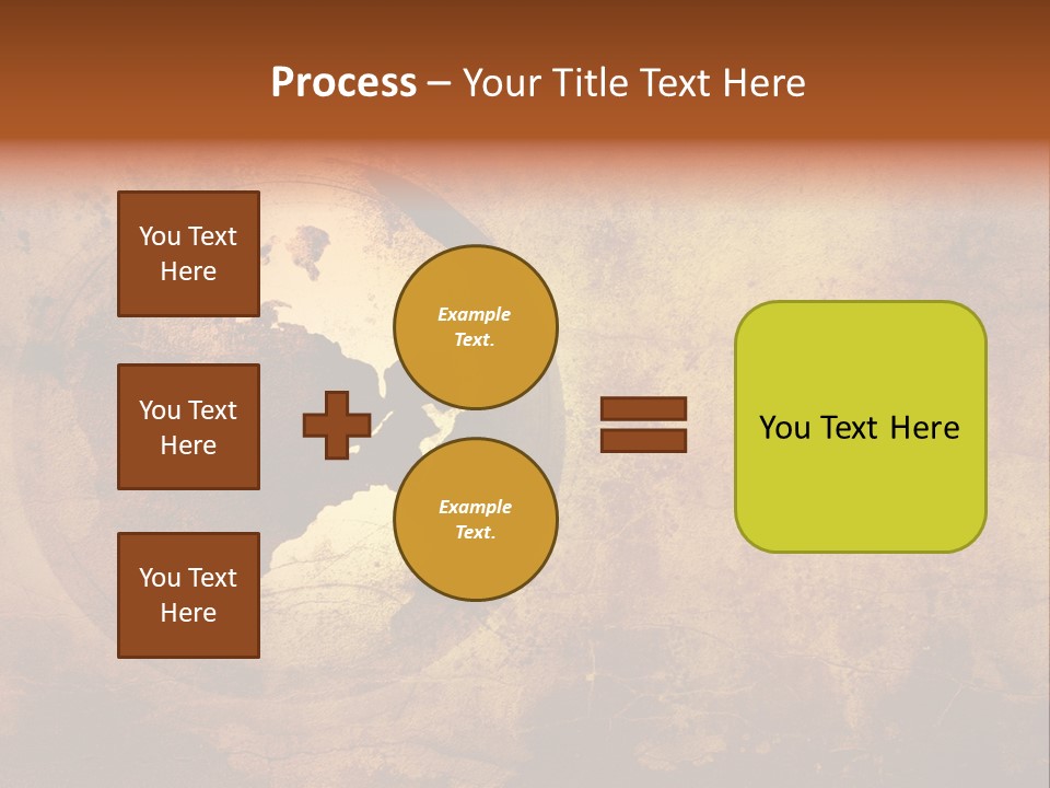 Illustration Scratch Abstract PowerPoint Template