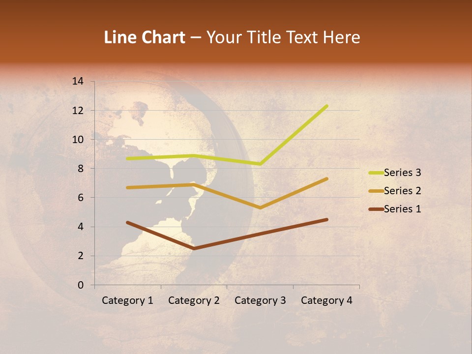Illustration Scratch Abstract PowerPoint Template