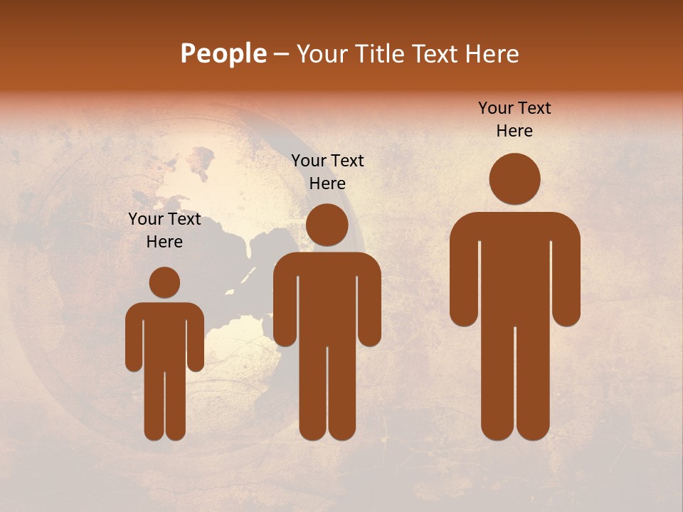 Illustration Scratch Abstract PowerPoint Template