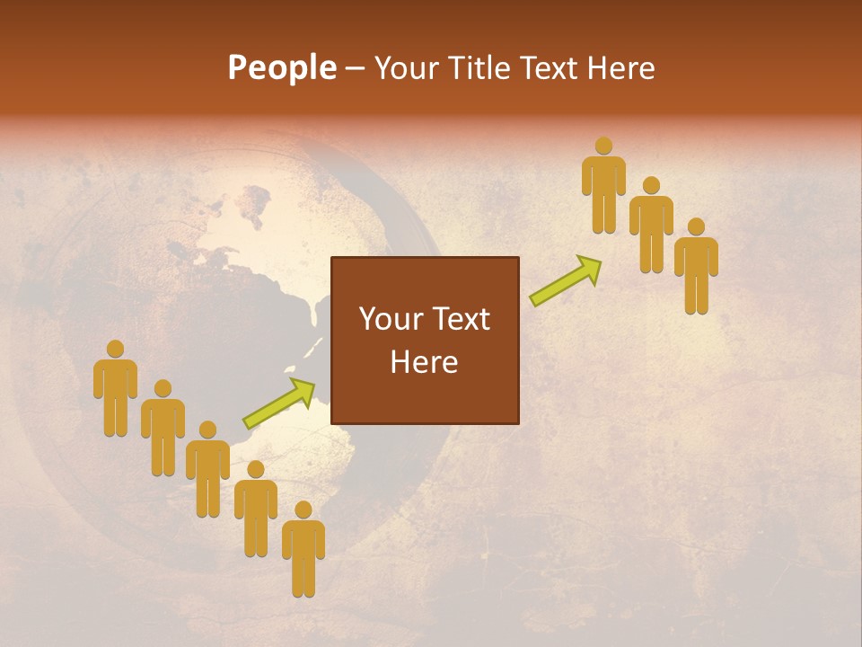 Illustration Scratch Abstract PowerPoint Template