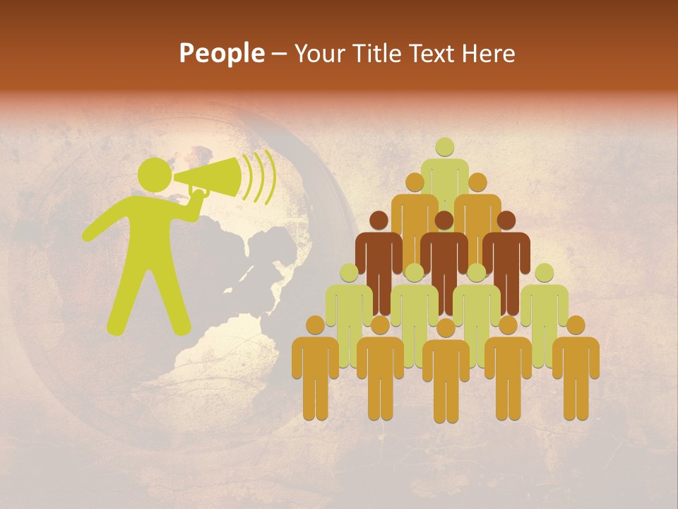 Illustration Scratch Abstract PowerPoint Template