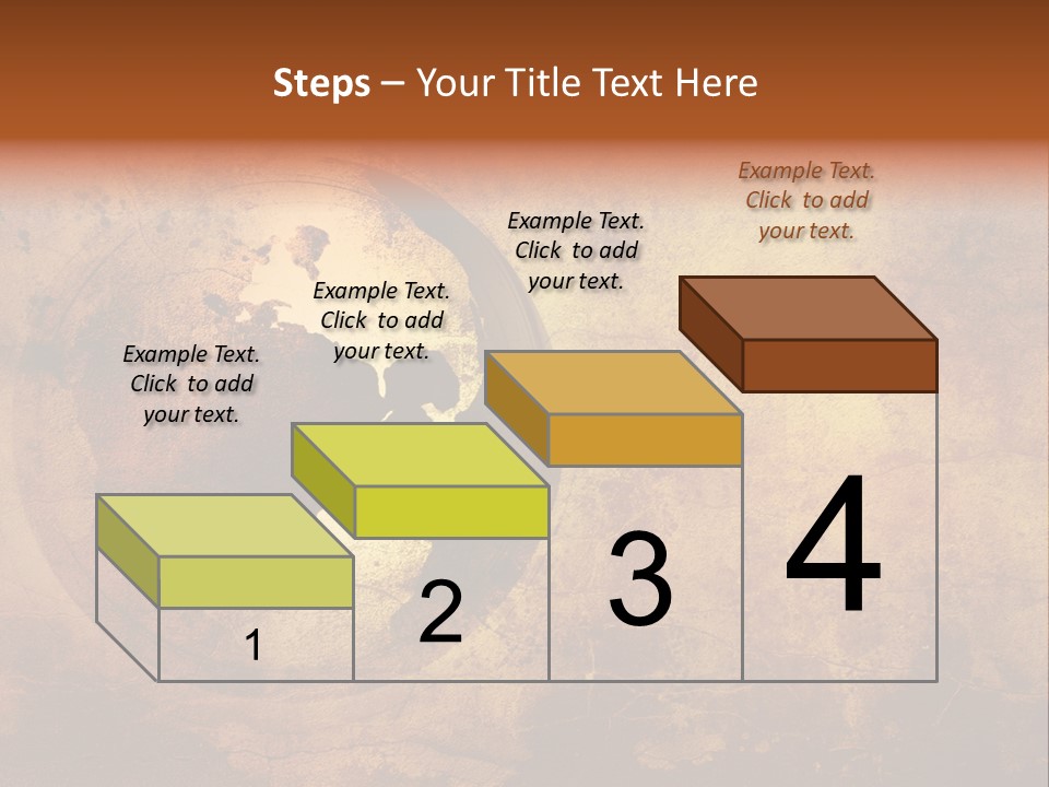 Illustration Scratch Abstract PowerPoint Template
