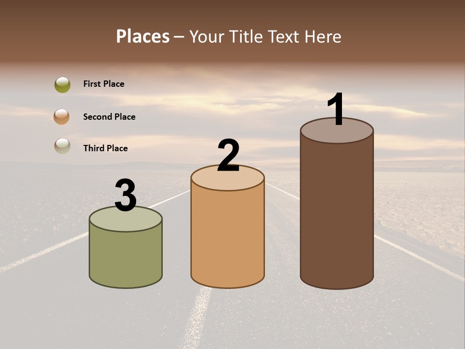 Line Direction Speed PowerPoint Template