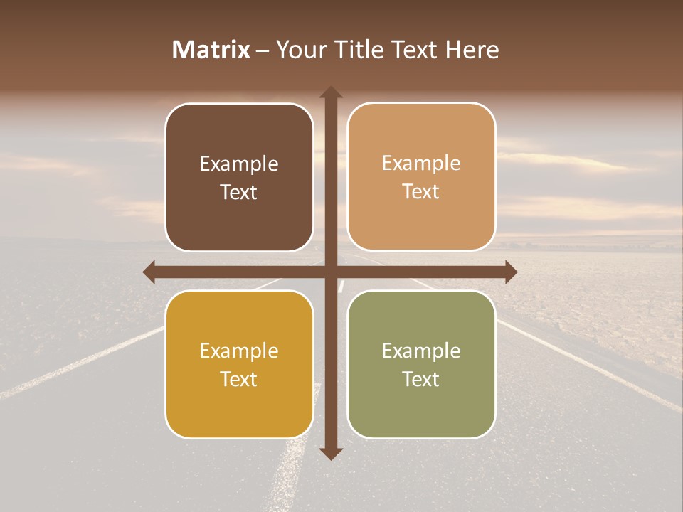 Line Direction Speed PowerPoint Template