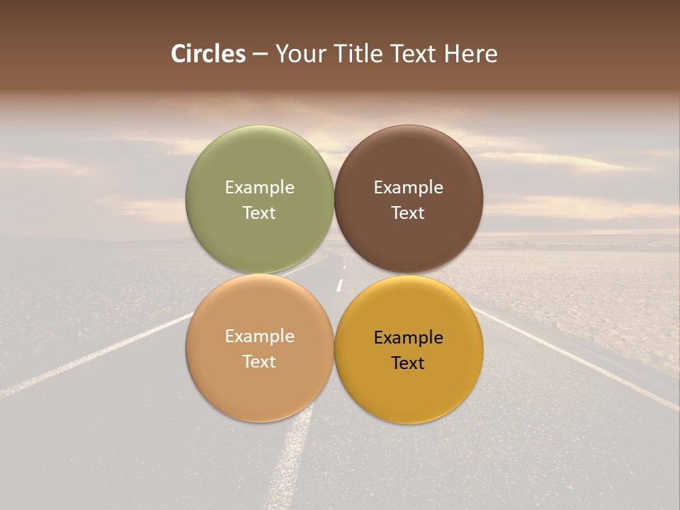 Line Direction Speed PowerPoint Template