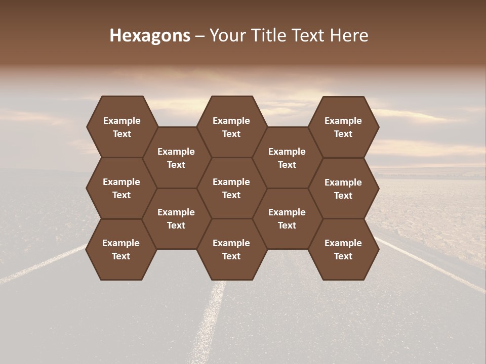 Line Direction Speed PowerPoint Template