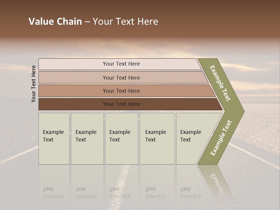 Line Direction Speed PowerPoint Template