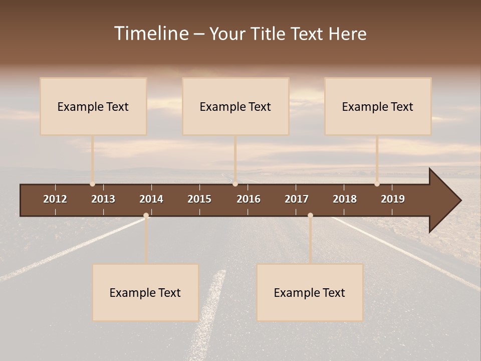 Line Direction Speed PowerPoint Template