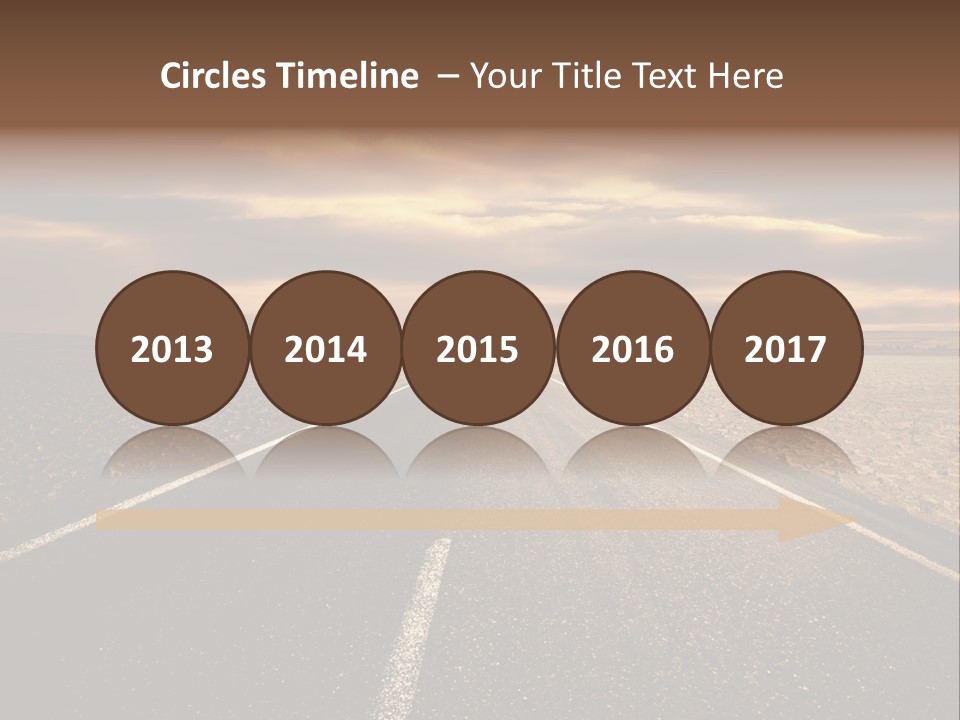 Line Direction Speed PowerPoint Template