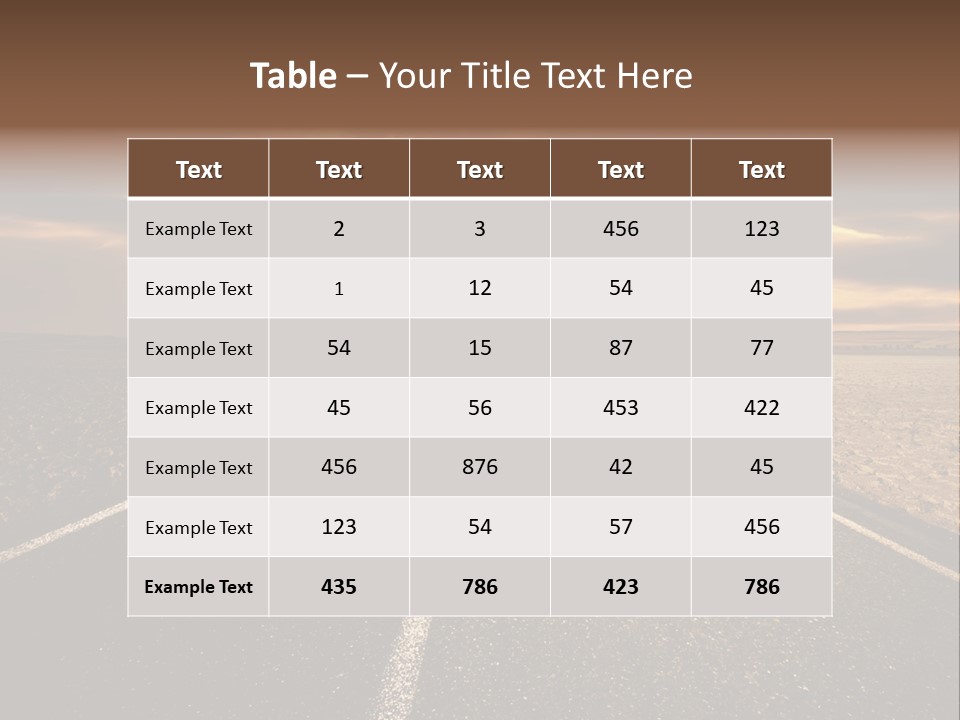 Line Direction Speed PowerPoint Template