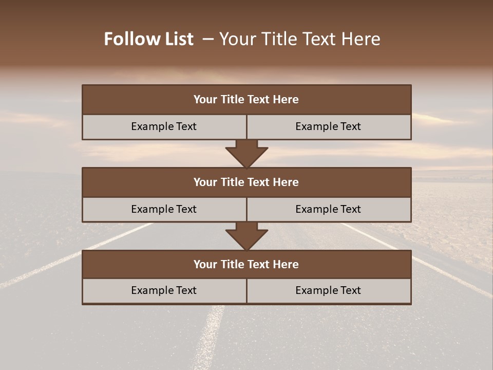 Line Direction Speed PowerPoint Template
