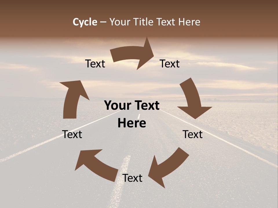 Line Direction Speed PowerPoint Template
