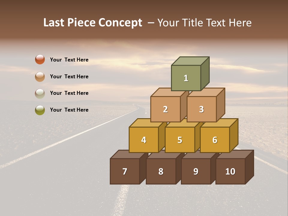 Line Direction Speed PowerPoint Template