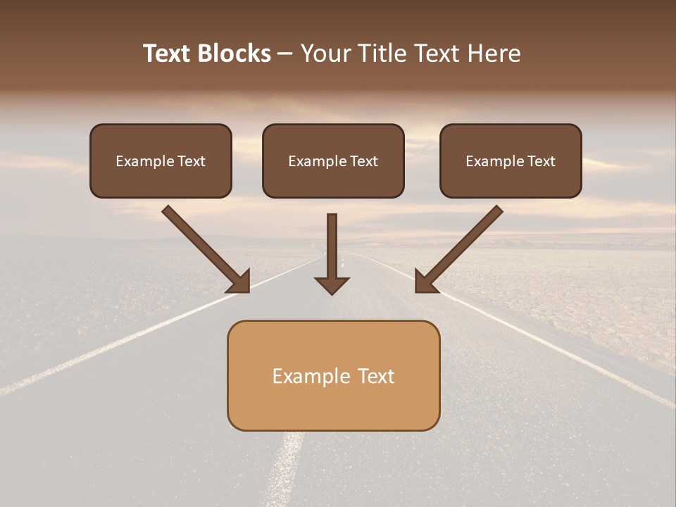 Line Direction Speed PowerPoint Template