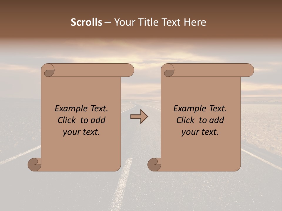 Line Direction Speed PowerPoint Template