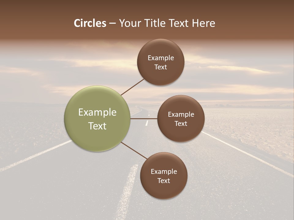 Line Direction Speed PowerPoint Template