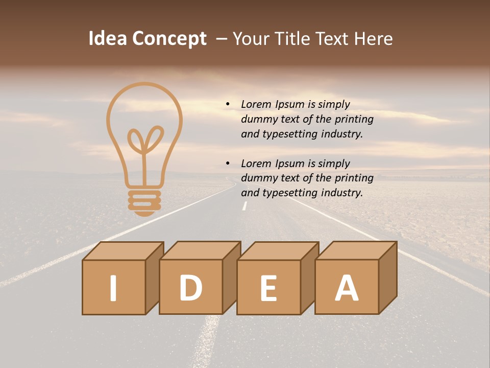 Line Direction Speed PowerPoint Template