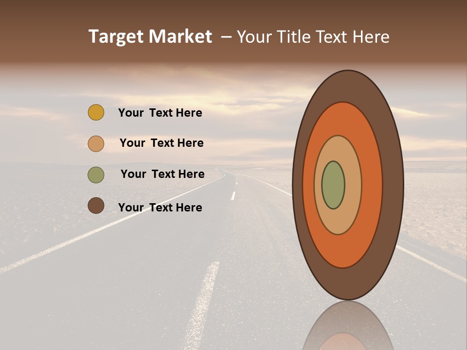 Line Direction Speed PowerPoint Template