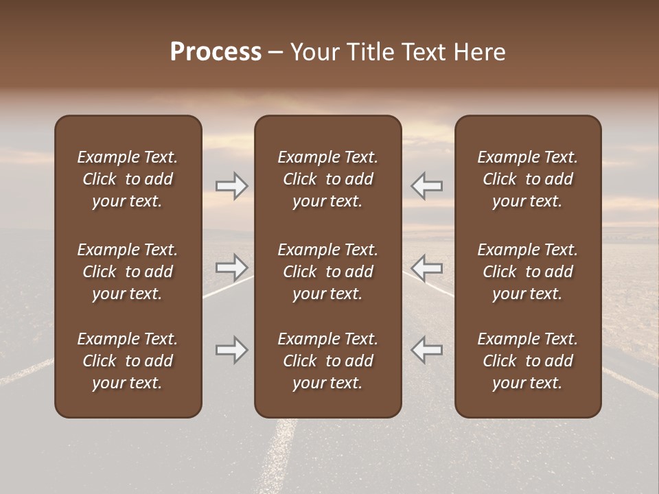 Line Direction Speed PowerPoint Template