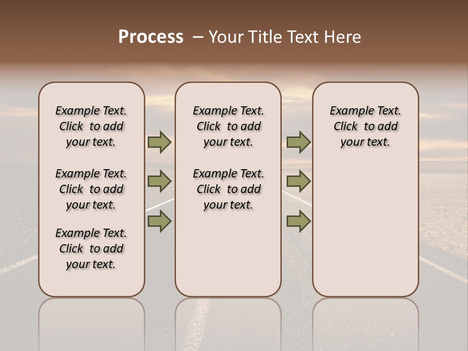 Line Direction Speed PowerPoint Template