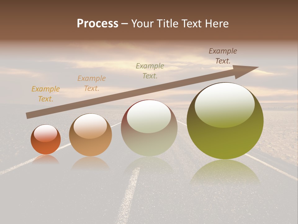 Line Direction Speed PowerPoint Template