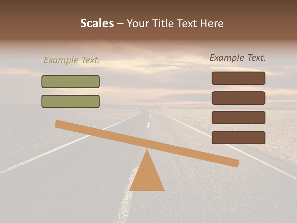 Line Direction Speed PowerPoint Template