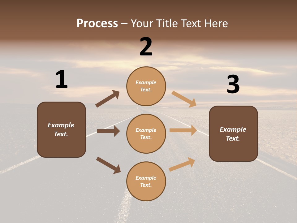 Line Direction Speed PowerPoint Template