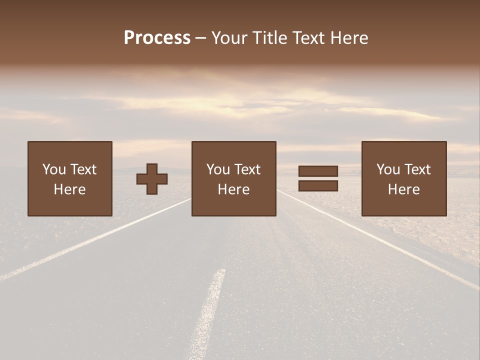 Line Direction Speed PowerPoint Template