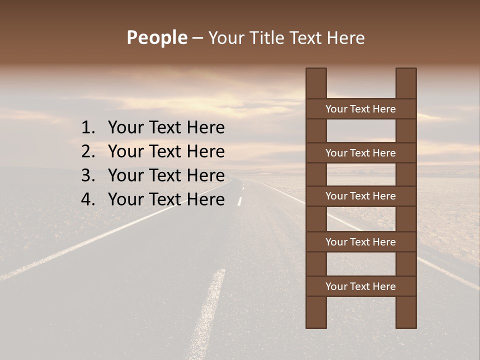 Line Direction Speed PowerPoint Template