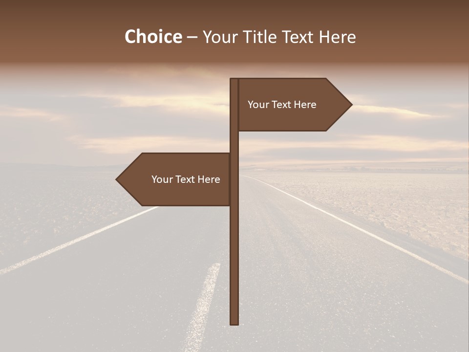 Line Direction Speed PowerPoint Template