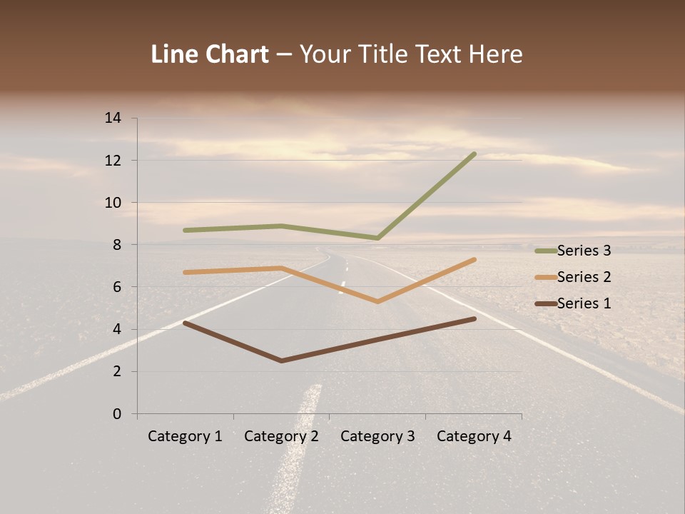 Line Direction Speed PowerPoint Template