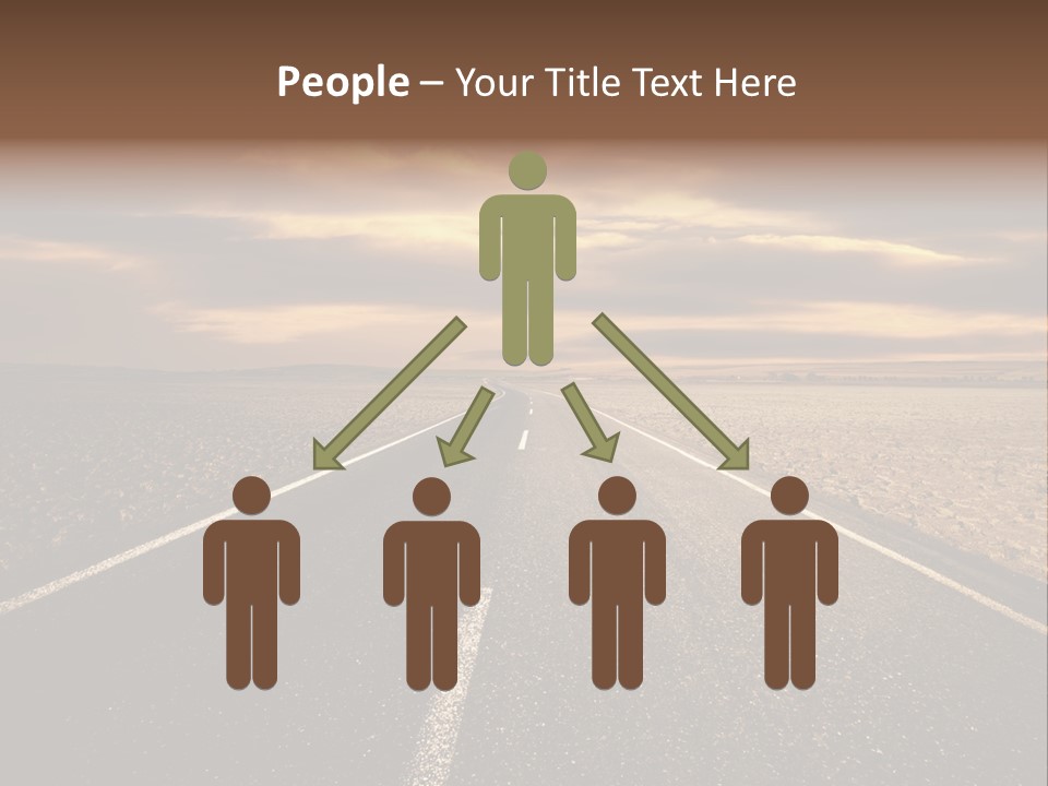 Line Direction Speed PowerPoint Template