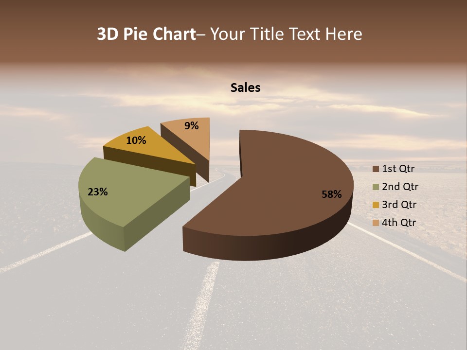 Line Direction Speed PowerPoint Template