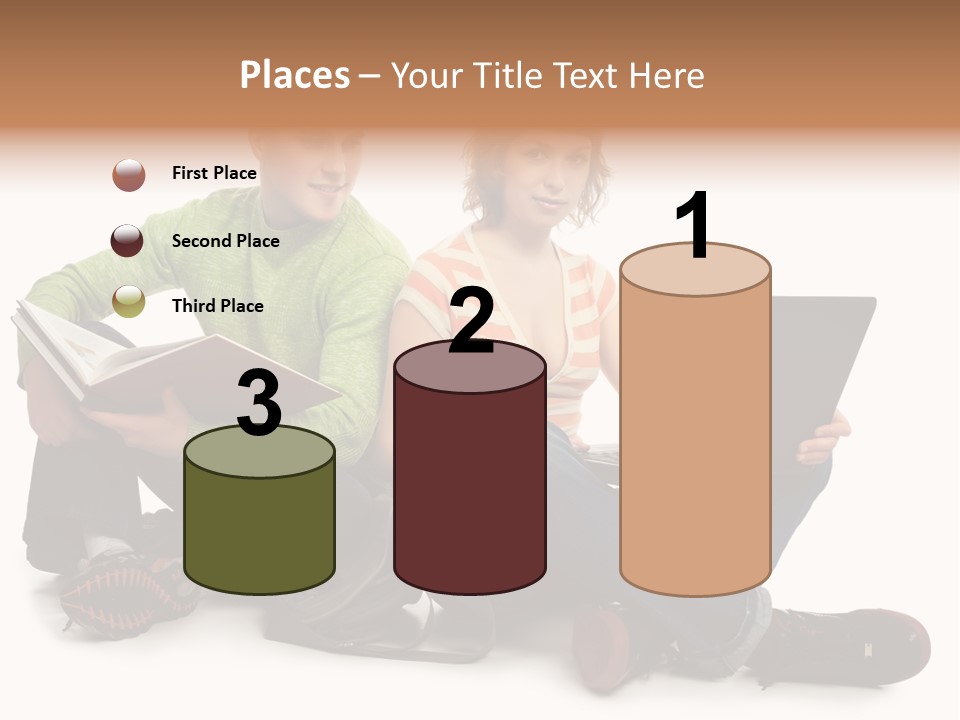 Education Boy Talk PowerPoint Template