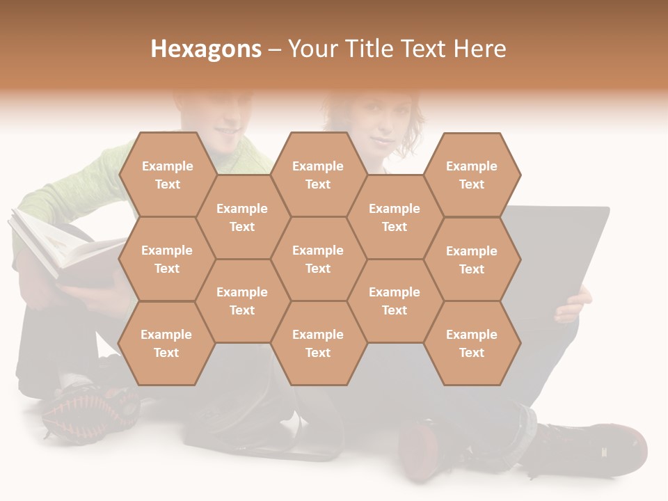 Education Boy Talk PowerPoint Template