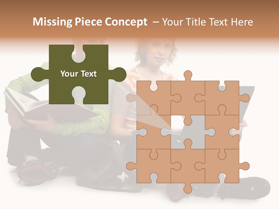 Education Boy Talk PowerPoint Template