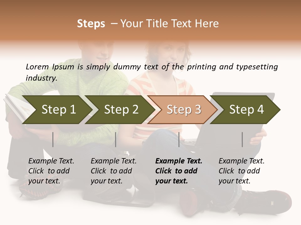 Education Boy Talk PowerPoint Template