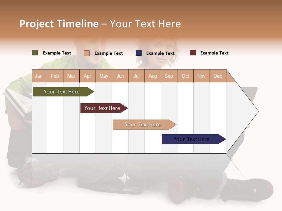 Education Boy Talk PowerPoint Template