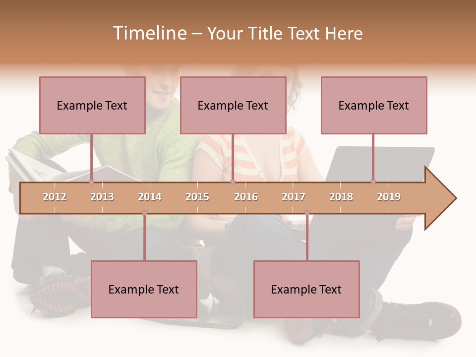 Education Boy Talk PowerPoint Template