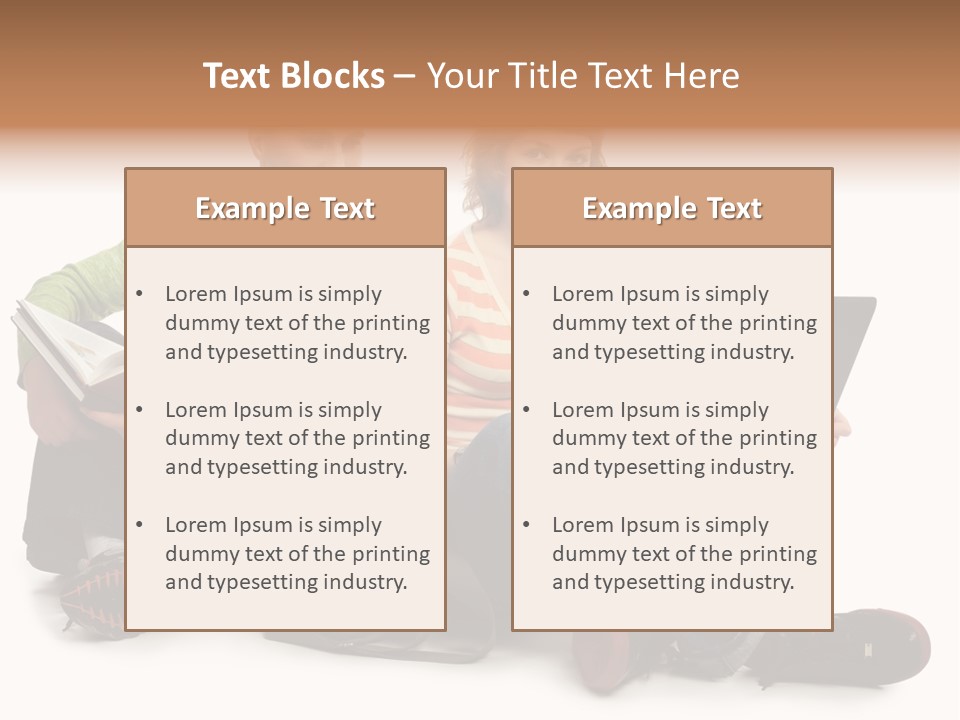 Education Boy Talk PowerPoint Template