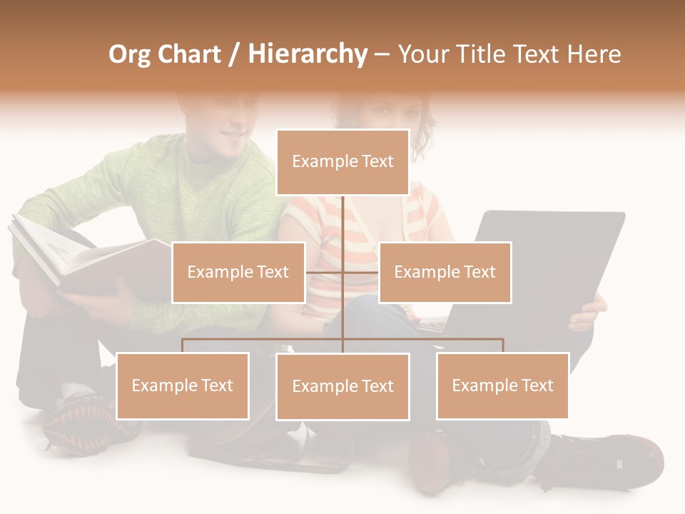 Education Boy Talk PowerPoint Template