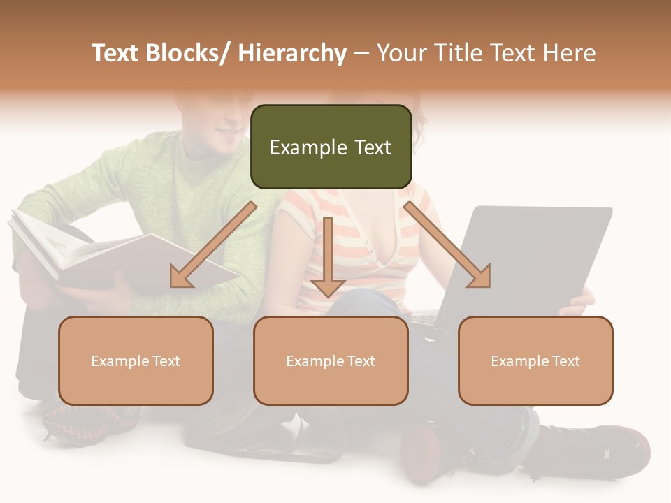 Education Boy Talk PowerPoint Template