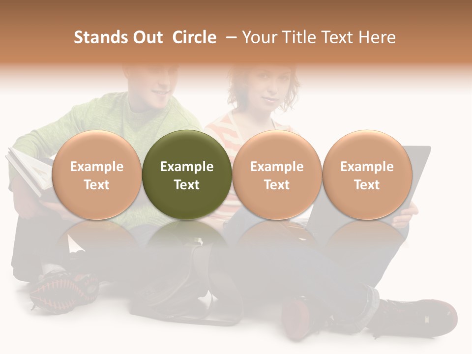 Education Boy Talk PowerPoint Template